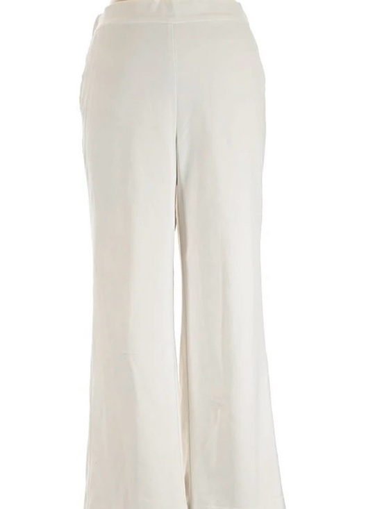 Halogen Pants - Halogen Wide-Leg white Women's Pants